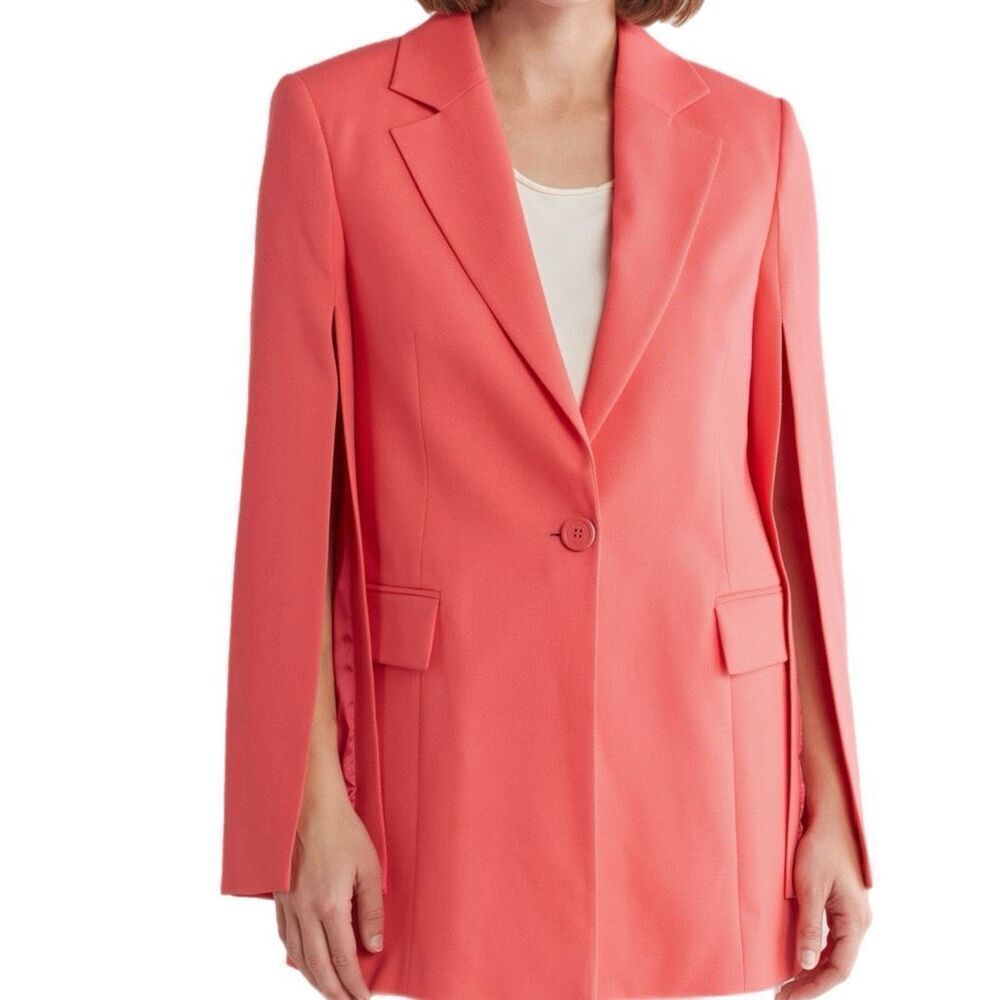 NWT BOSS “Jalasara” relaxed fit blazer in Coral/pink Size 8